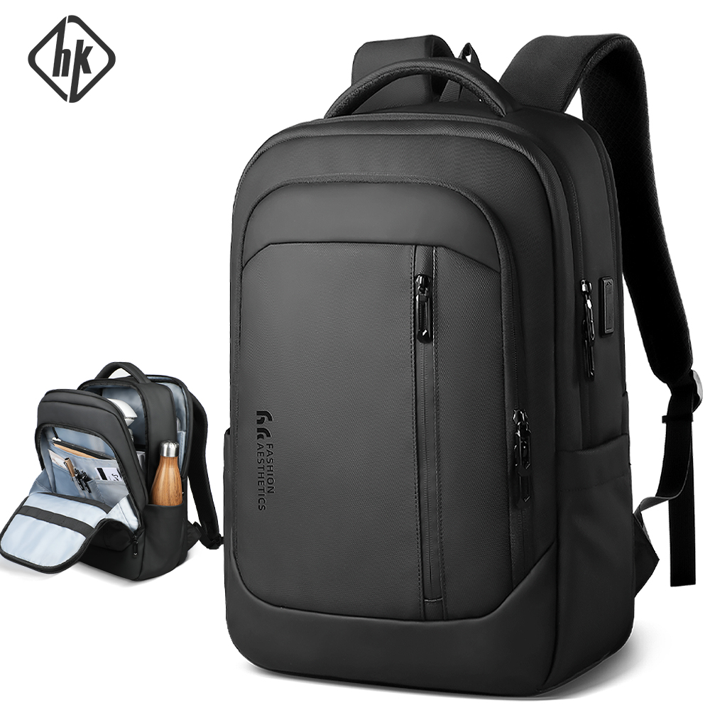 Travel Accessories Tech - HK ออกแบบใหม่กระเป๋าเป้สะพายหลังผู้ชายกระเป๋าเป้สะพายหลังธุรกิจขนาดใหญ่สําหรับทํางานเดินทาง Oxford กระเป๋าเป้สะพายหลังกันน้ํา 17 