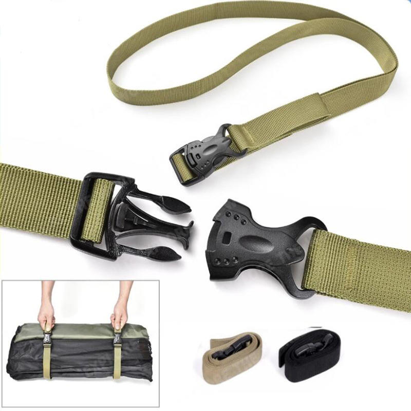 Travel Accessories Hip Belt - 1/2 ชิ้น สายรัดเอวไนลอนอเนกประสงค์ สายรัดกระเป๋าสะพายข้างแบบยุทธวิธีสำหรับกิจกรรมกลางแจ้ง สายคาดเอวปรับได้