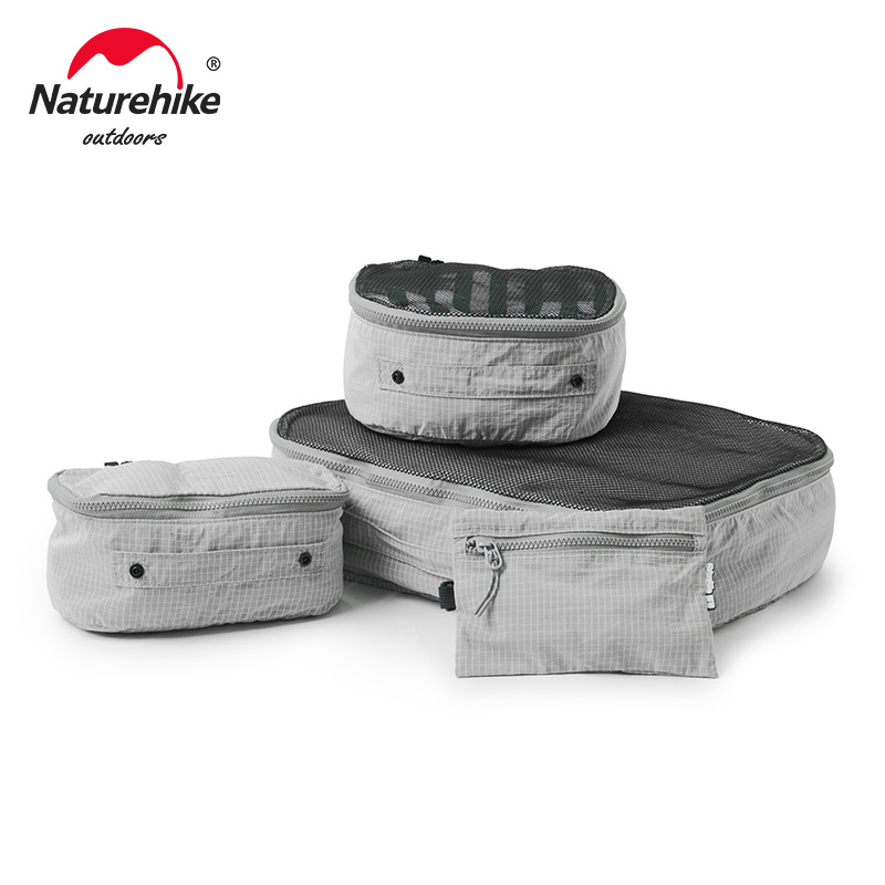 Travel Accessories Tech - Naturehike กระเป๋าใส่ของแบบพกพาสำหรับเดินทาง, กระเป๋าจัดระเบียบอุปกรณ์แต่งหน้าแยกเสื้อผ้ากระเป๋าเดินทางตั้งแคมป์กลางแจ้ง