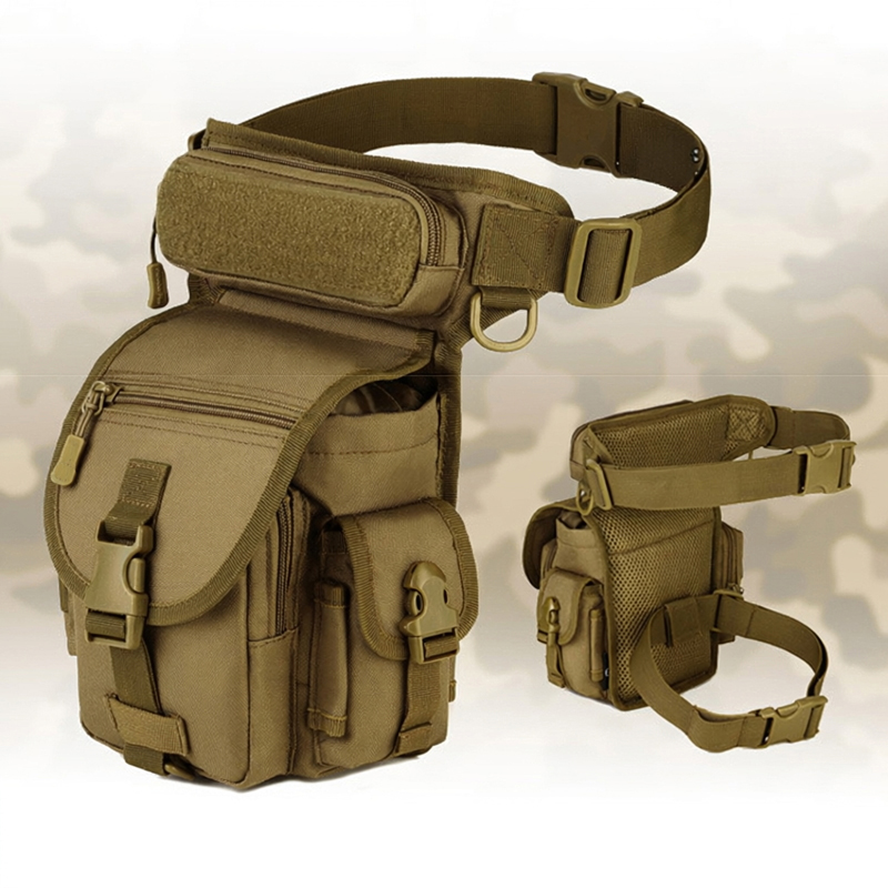 Travel Accessories Hip Belt - กระเป๋าคาดเอวกันน้ำสำหรับผู้ชาย ผ้าอ๊อกซ์ฟอร์ด สำหรับเดินป่า ตั้งแคมป์ กีฬากลางแจ้ง ท่องเที่ยว
