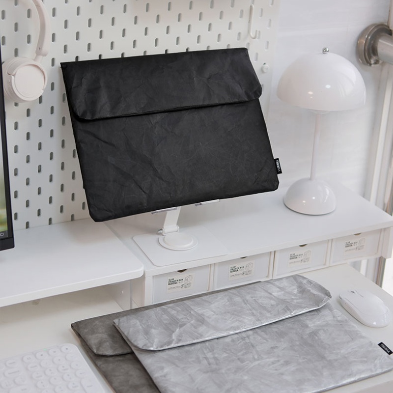 Travel Accessories Tech - 13.77 นิ้ว * 10.23 นิ้ว กระเป๋าใส่แท็บเล็ตคอมพิวเตอร์กระดาษดูปองท์แบบพกพา