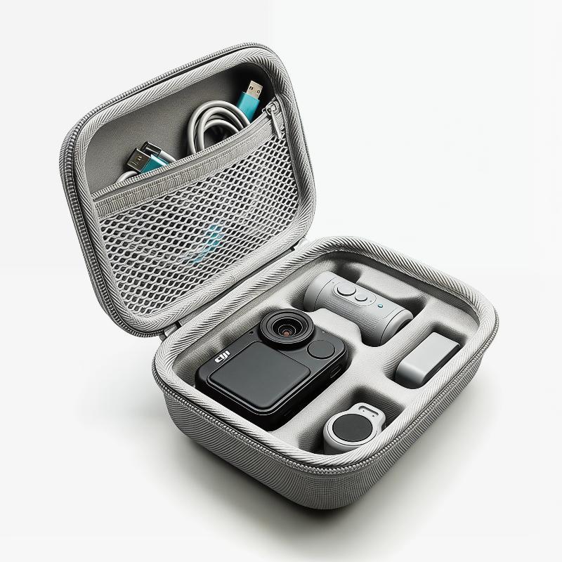 Camera Bag Travel - กระเป๋าใส่กล้องสำหรับเดินทางสำหรับกล้อง OSMO NANO กระเป๋าเก็บของ PU กระเป๋าถือสำหรับอุปกรณ์เสริมชุดมาตรฐาน