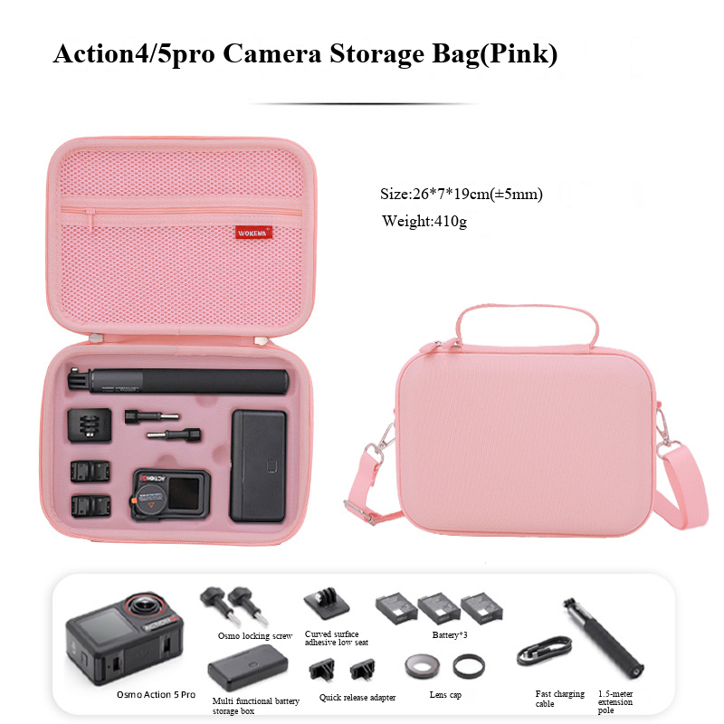Camera Bag Travel - สำหรับ DJI Osmo Action 3/4/5 pro