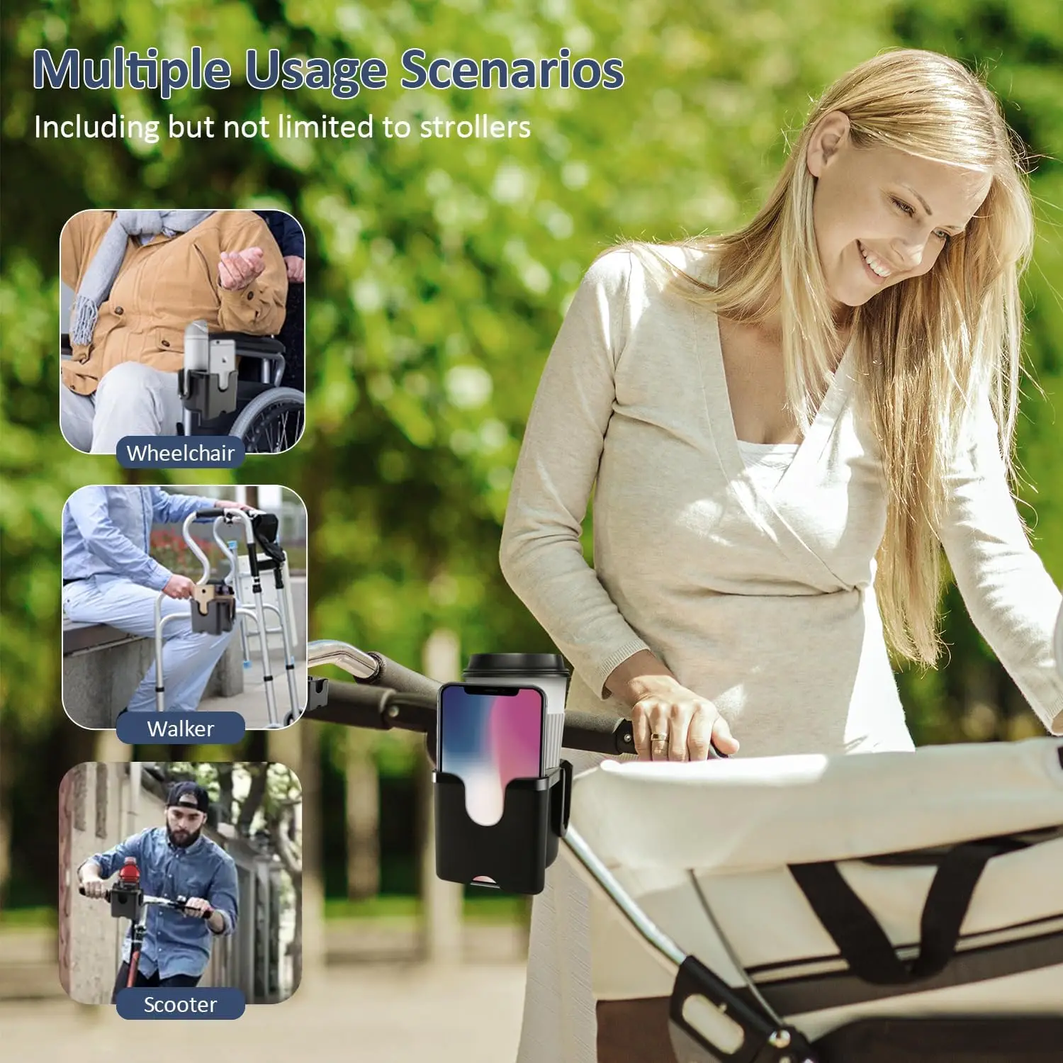 ที่วางแก้วกันลื่นสำหรับรถเข็นเ - Travel Accessories For 1 Year Old บทวิจารณ์และราคา