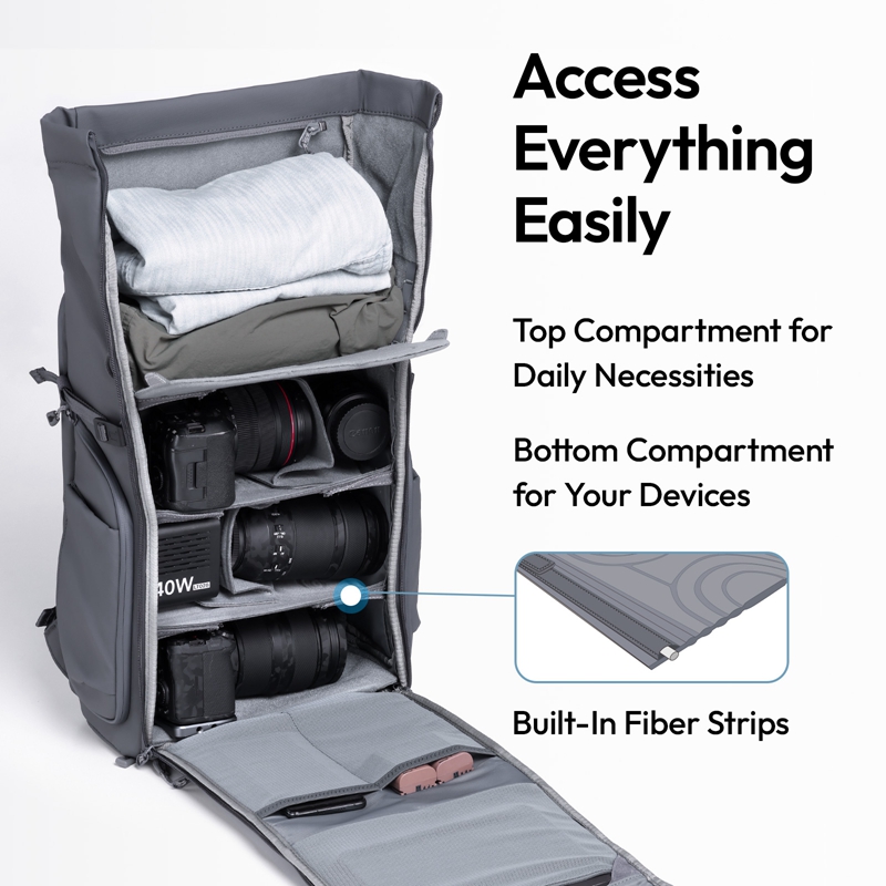 Ulanzi BP04 Hard Shell กระเป๋า - Camera Bag Travel บทวิจารณ์และราคา