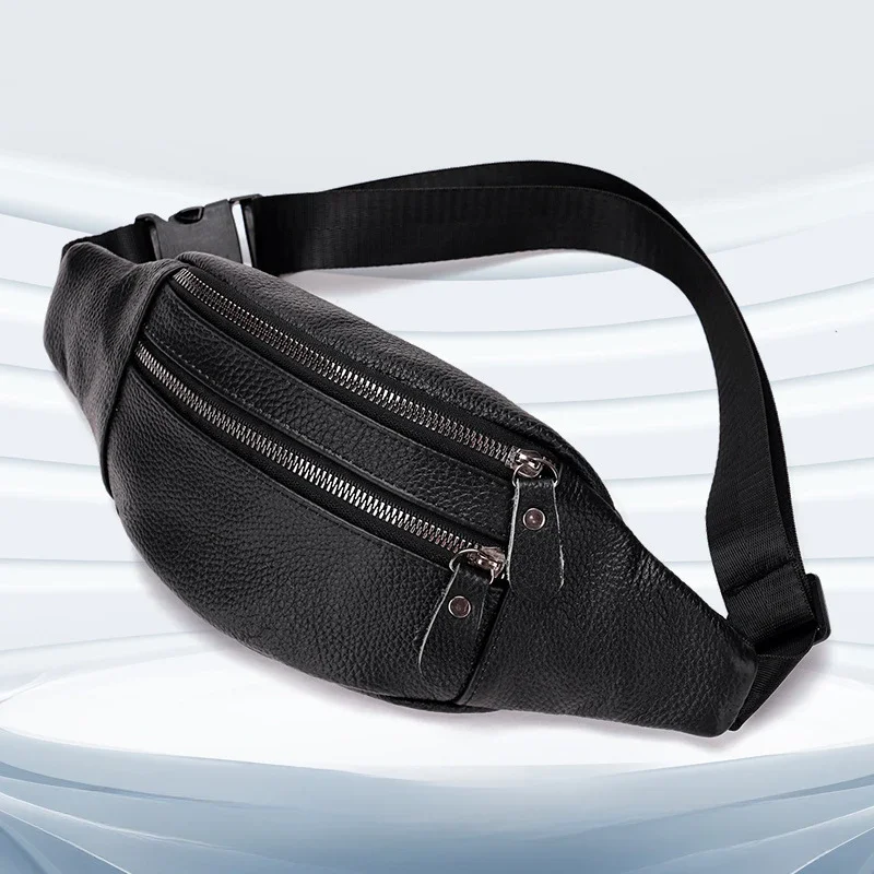 กระเป๋าคาดเอวหนังแท้สำหรับผู้ช - Travel Accessories Tech บทวิจารณ์และราคา