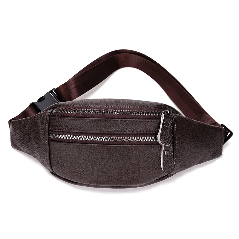 กระเป๋าคาดเอวหนังแท้สำหรับผู้ช - Travel Accessories Tech บทวิจารณ์และราคา