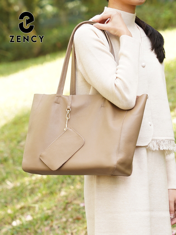 กระเป๋าถือขนาดใหญ่หนังแท้ Zenc - Travel Accessories Tech บทวิจารณ์และราคา