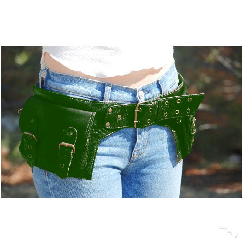 ยุคกลาง Steampunk หนังยูทิลิตี - Travel Accessories Hip Belt บทวิจารณ์และราคา