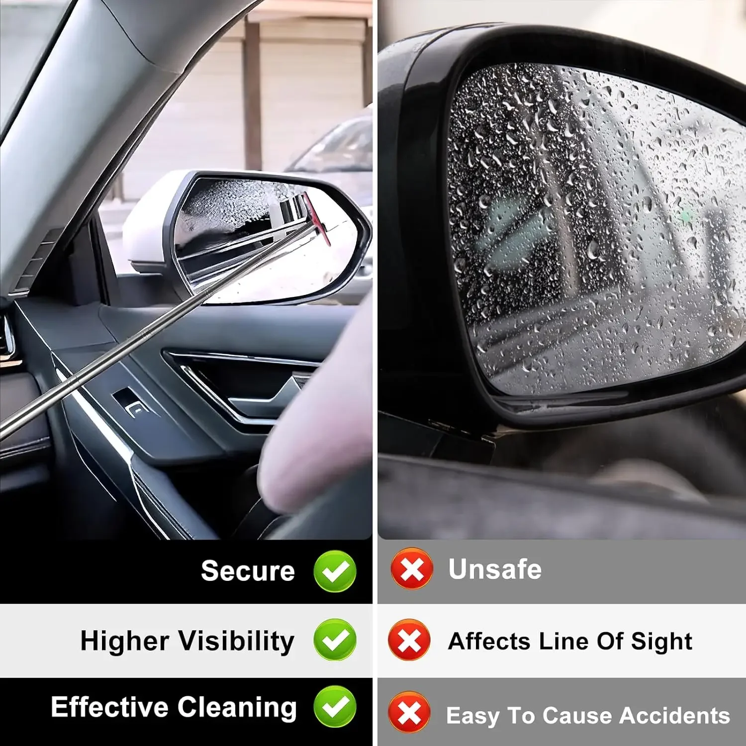 ที่ปัดน้ำฝนกระจกมองหลังแบบพับเ - Travel Accessories In Car บทวิจารณ์และราคา