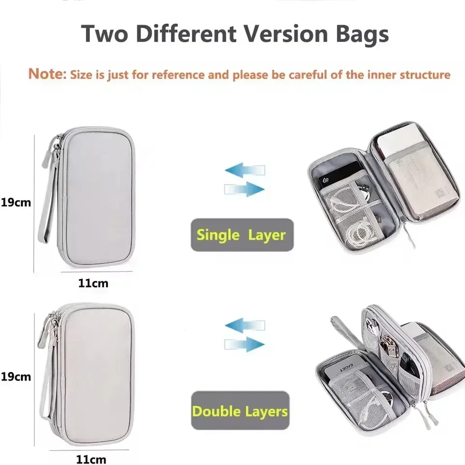 กระเป๋าใส่สายเคเบิลแบบพกพา กระ - Travel Accessories Tech บทวิจารณ์และราคา