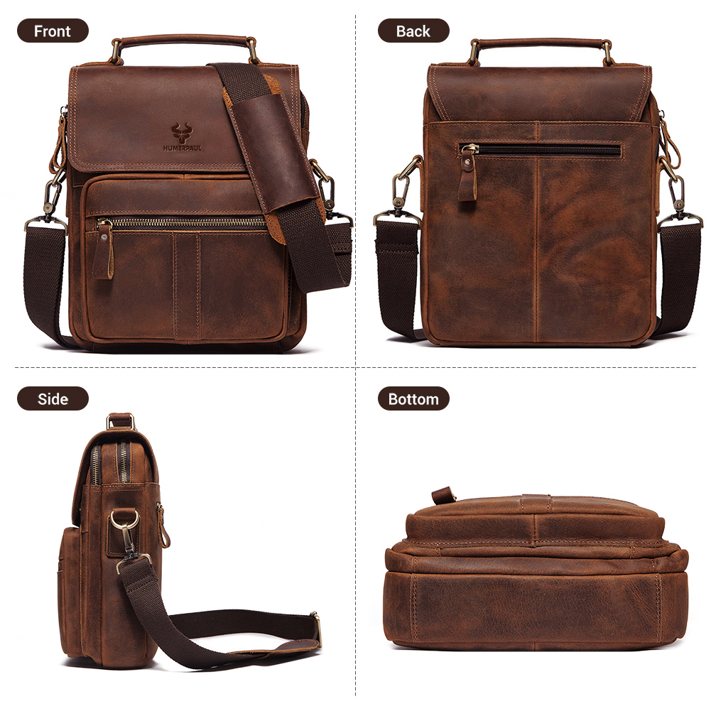 HUMERPAUL ของแท้หนังผู้ชายกระเ - Travel Accessories Tech บทวิจารณ์และราคา