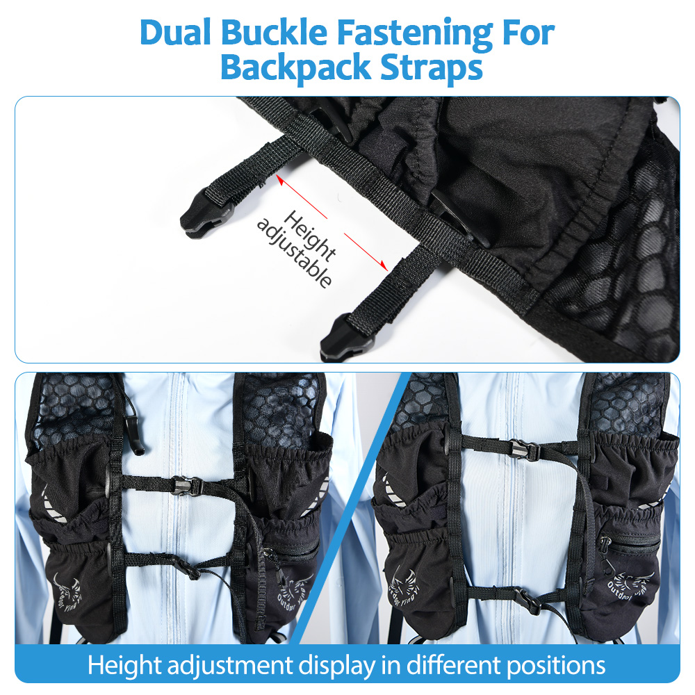 เสื้อกั๊กวิ่งเทรลแบบมีกระเป๋าเ - Hydration Pack Backpack บทวิจารณ์และราคา