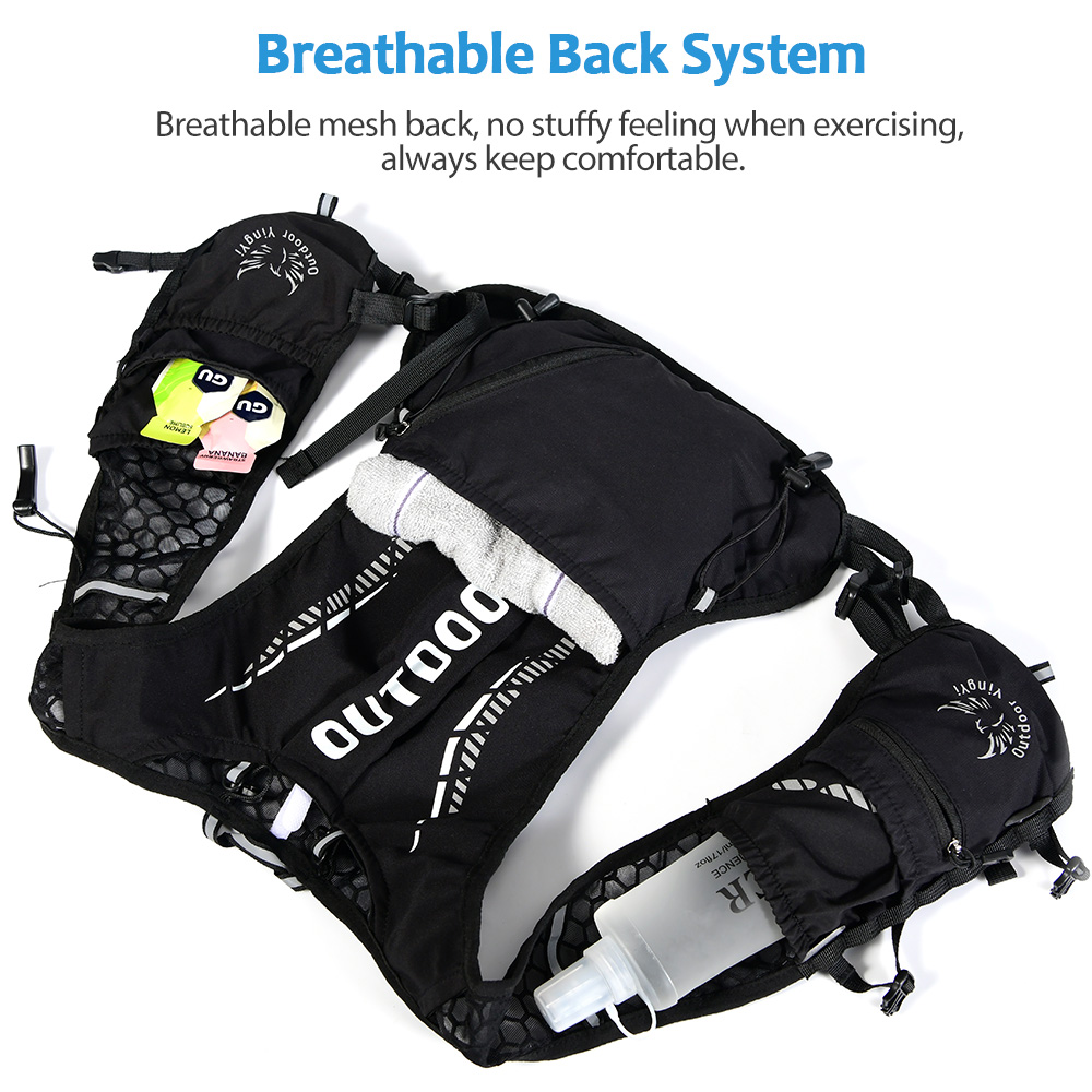 เสื้อกั๊กวิ่งเทรลแบบมีกระเป๋าเ - Hydration Pack Backpack บทวิจารณ์และราคา