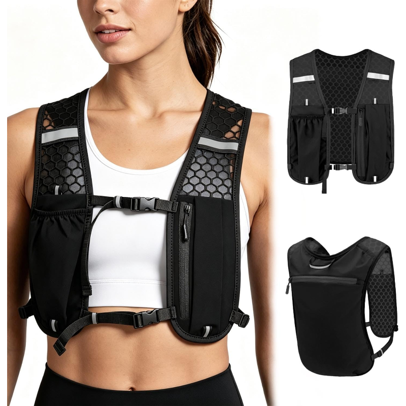 เสื้อกั๊กวิ่ง WOOJACK พร้อมช่อ - Hydration Pack Backpack บทวิจารณ์และราคา