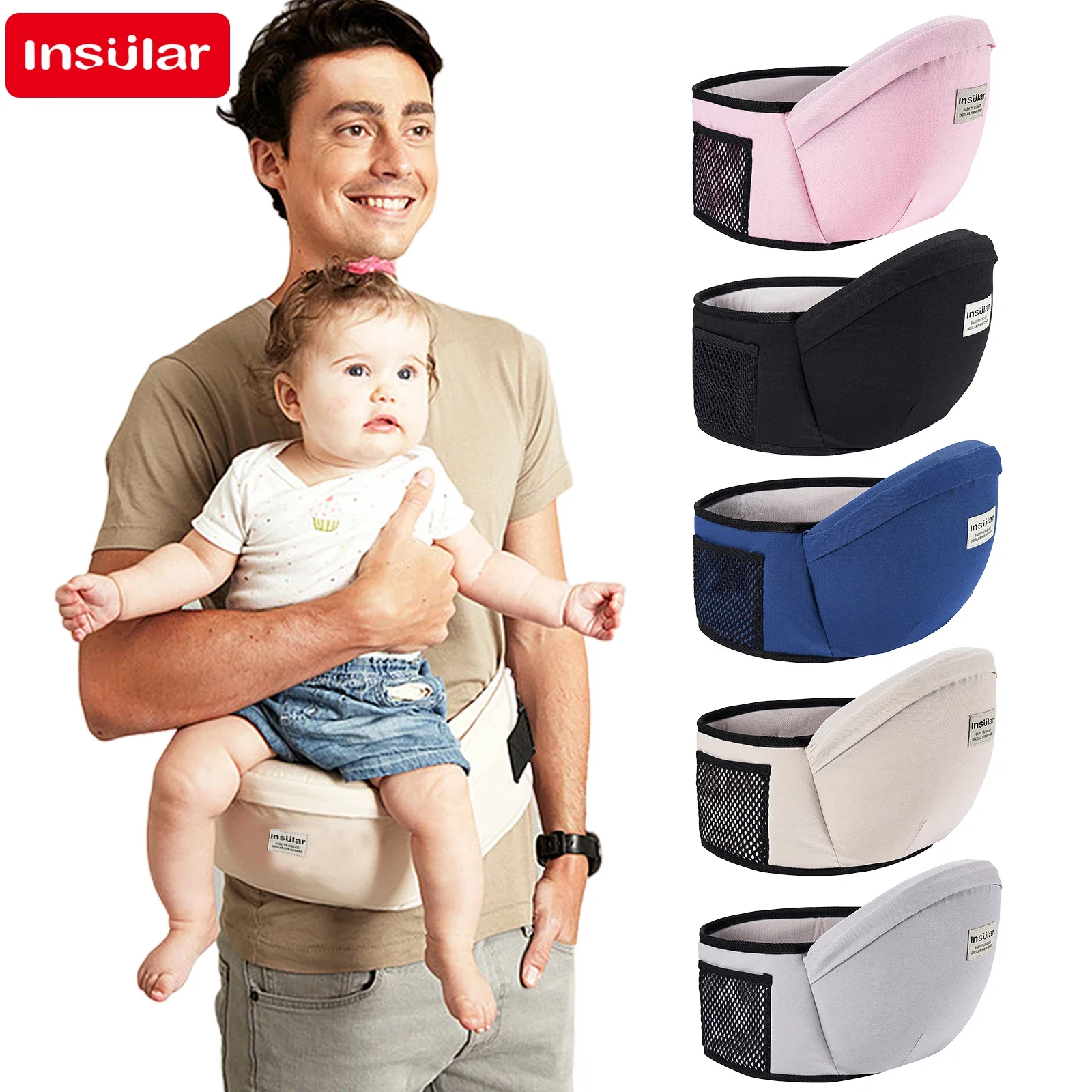 หนาเด็กสะโพกที่นั่ง Carrier ทา - Travel Accessories For 1 Year Old บทวิจารณ์และราคา