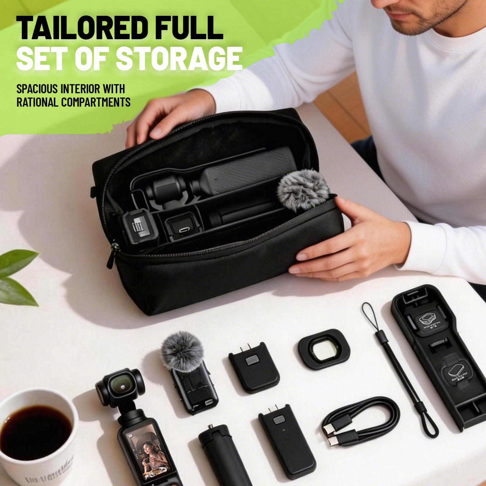 สำหรับกระเป๋า DJI OSMO Pocket  - Camera Bag Travel บทวิจารณ์และราคา